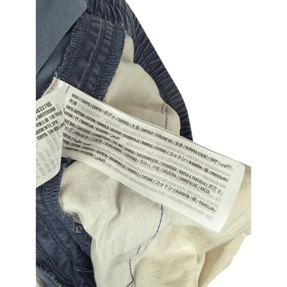 Men's Abercrombie & Fitch 100% Cotton Blue Drawstring Shorts - Inseam 6.5" - XXL - Picture 5 of 7